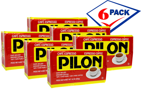 Pilon Cuban Coffee 10 oz  Pack of  6